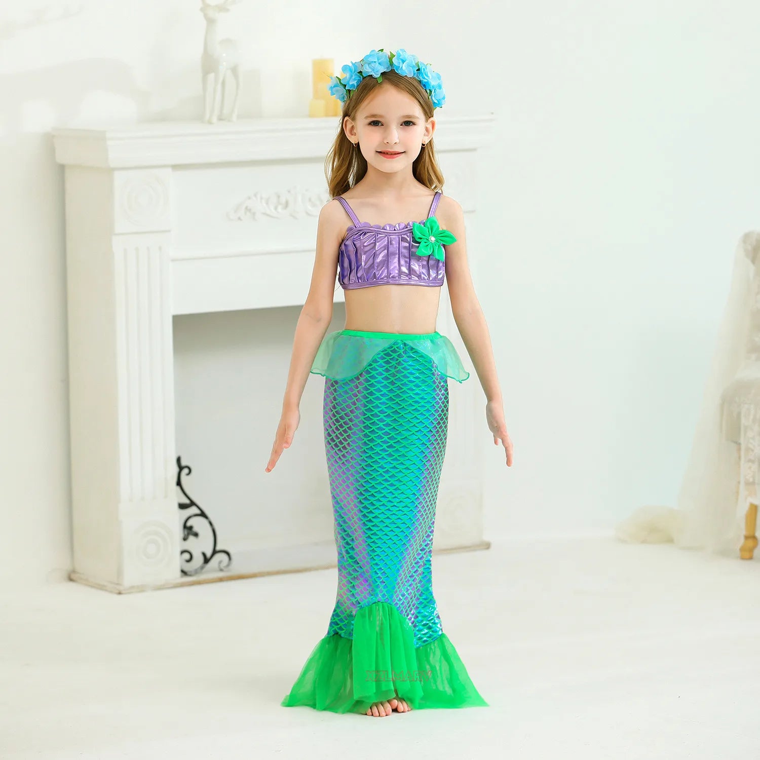 Fantasia Infantil Ariel – Kit Completo